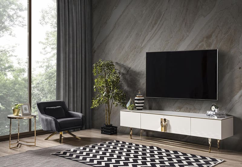 İndigo Tv Ünitesi - Gold İndigo Tv Ünitesi - Gold
